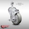 Service Caster 4 Inch SS Gray Polyurethane Wheel Swivel 1/2 Inch Threaded Stem Caster with Brake SCC-SSTS20S414-PPUB-TLB-121315 - alternate 3